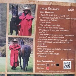 Muddy Creek Raincoat for Riders